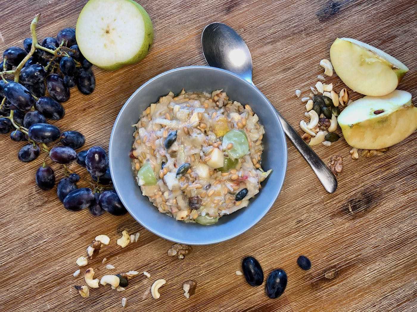 Bircher Müsli mit gekeimten Getreide