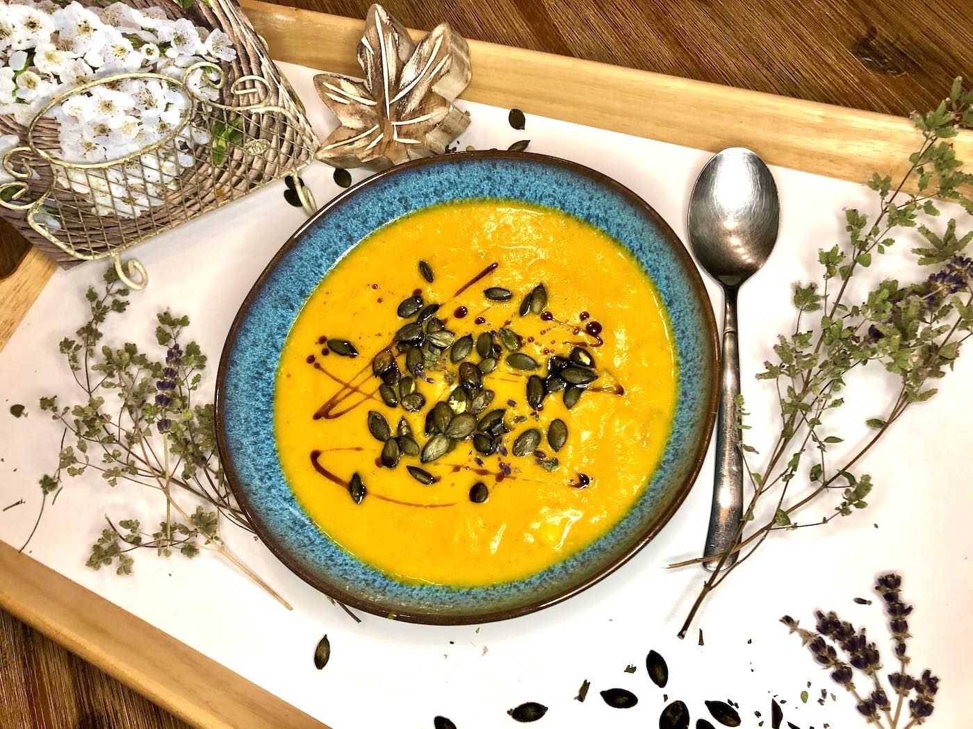 Cremige Kürbissuppe