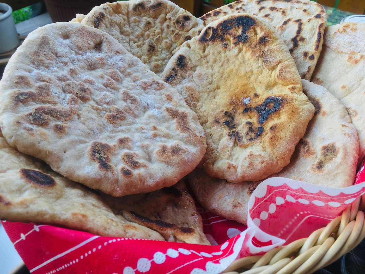 Indisches Naan Brot