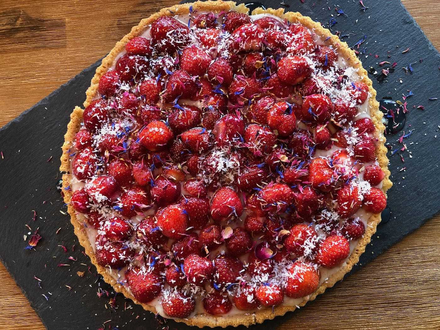 Traumhafter Erdbeerkuchen