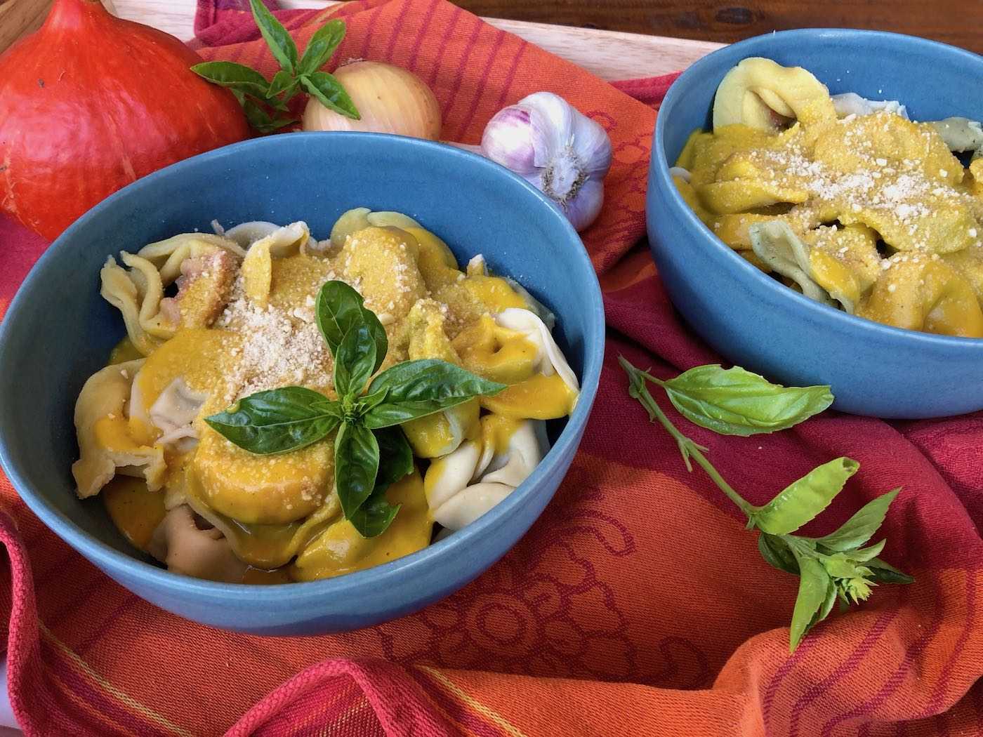 Pasta mit cremiger Kürbissoße