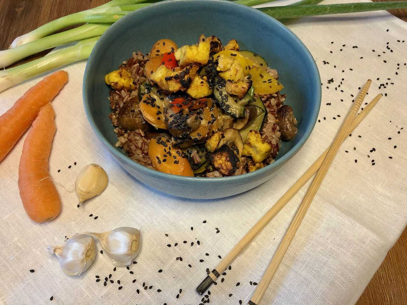 Thai Curry mit Reis-Mix