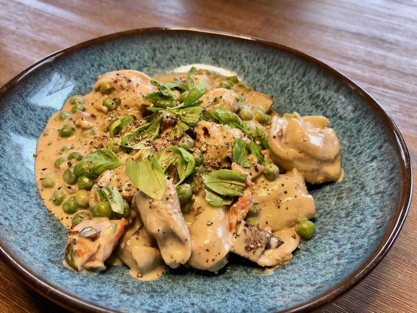 Tortellini mit cremiger Sahnesauce